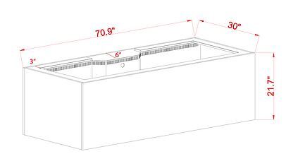 INT 200 Aquarium w/ APS Stand - Black (Made to Order)