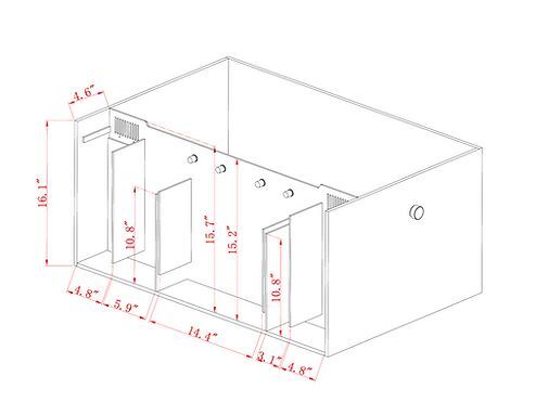 SR Pro 2 | 60 AIO Aquarium w/ APS Stand - Black