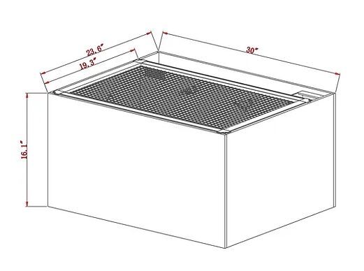 Fusion Pro 2 | 50 AIO Lagoon Aquarium w/ APS Stand - White