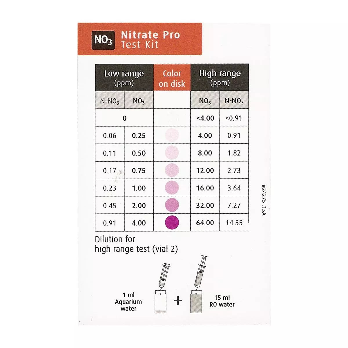 RedSea Nitrate Pro (NO3) Test Kit