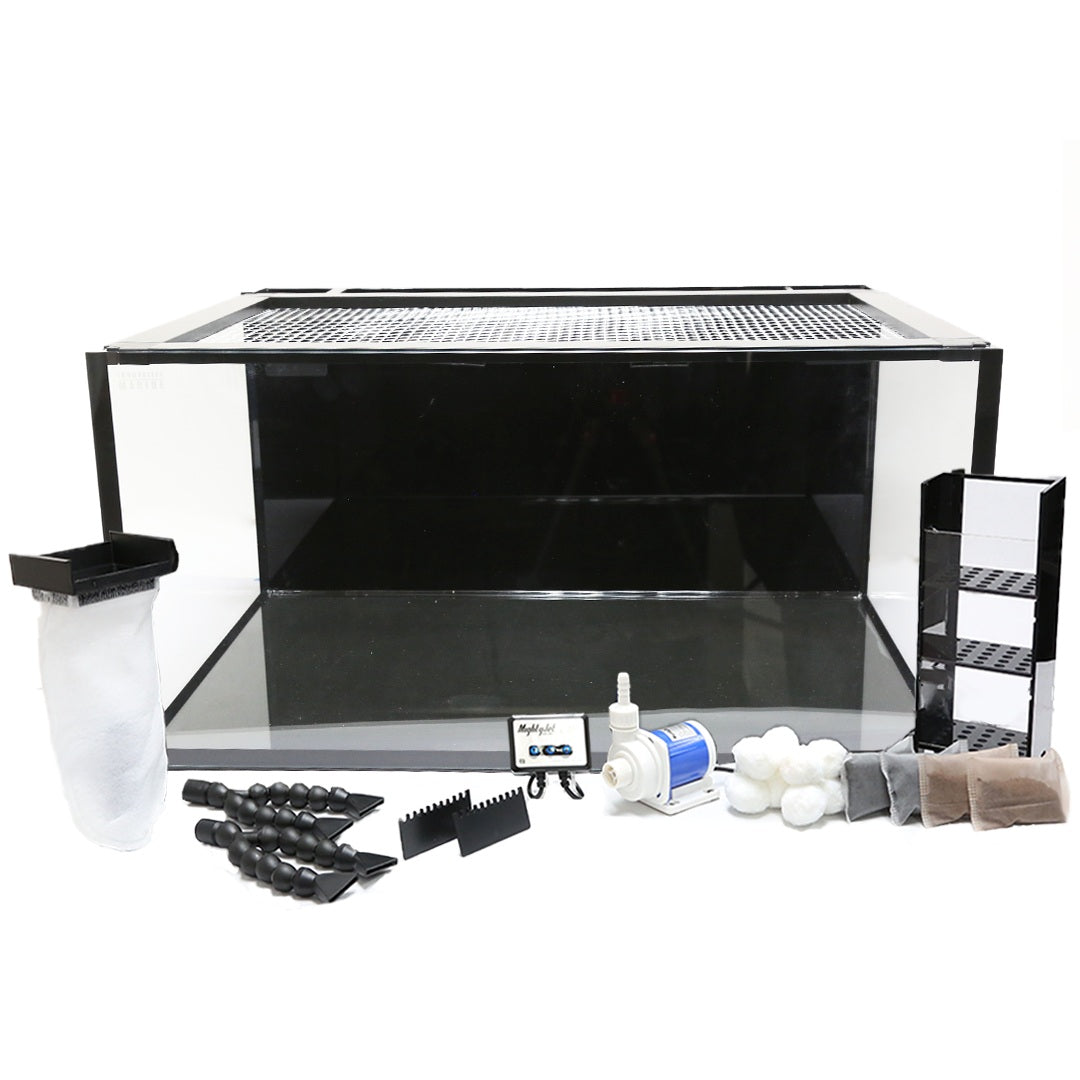 Fusion Pro 2 | 50 AIO Lagoon Aquarium w/ APS Stand - Black