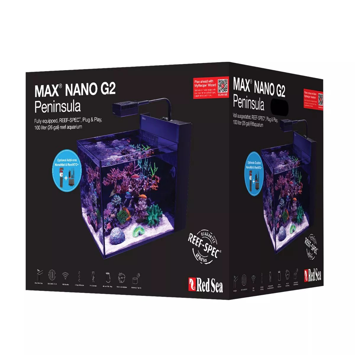 MAX NANO G2 Peninsula Aquarium (26 Gal)