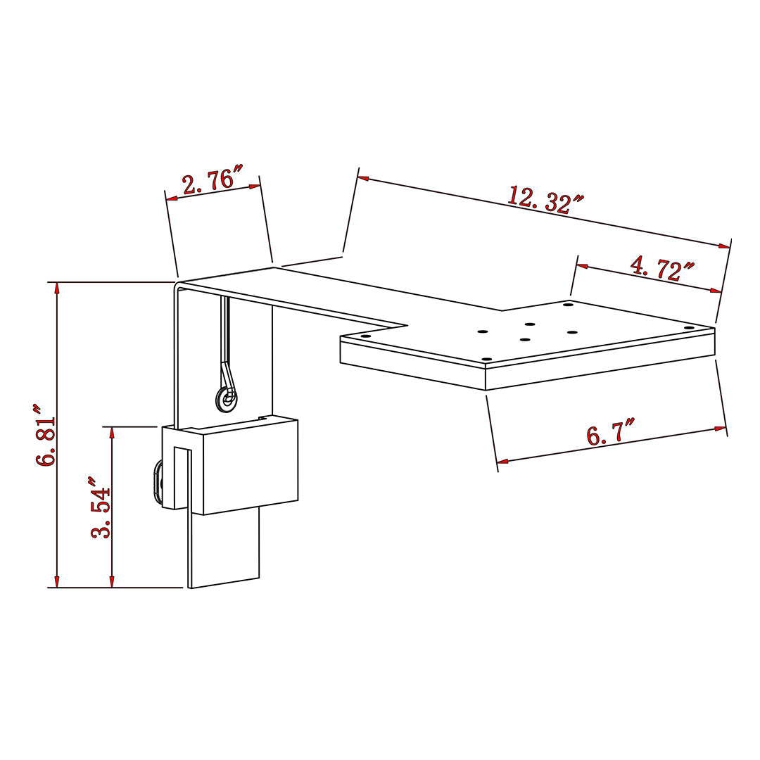 Skkye Light - 18 Watt 8000k Clamp Light (FRESHWATER ONLY) - For Fusion 15 Cube / 20 Long