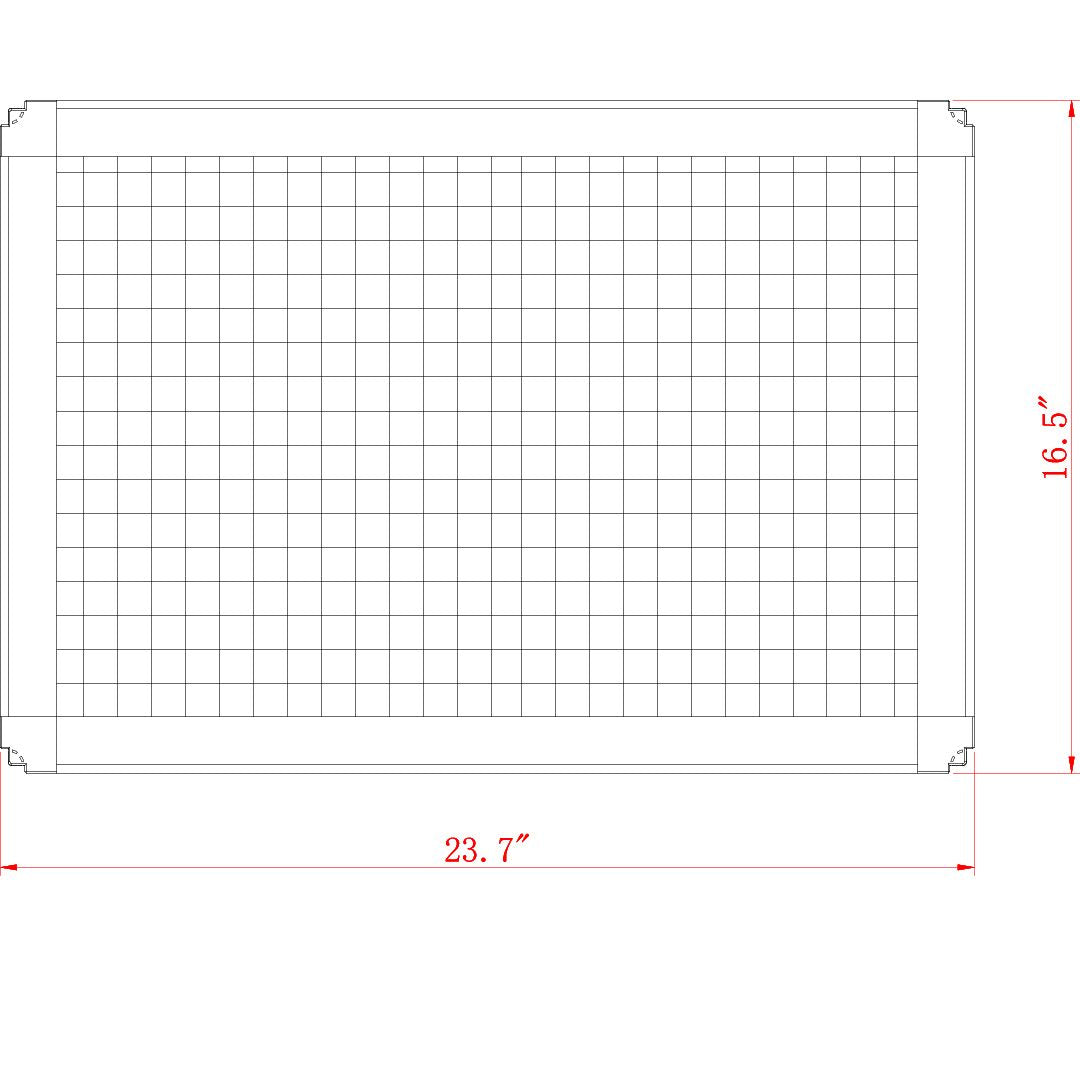 SafeScreen™ Preassembled Aquarium Mesh Screen Lid - For Nuvo Fusion 25 Lagoon
