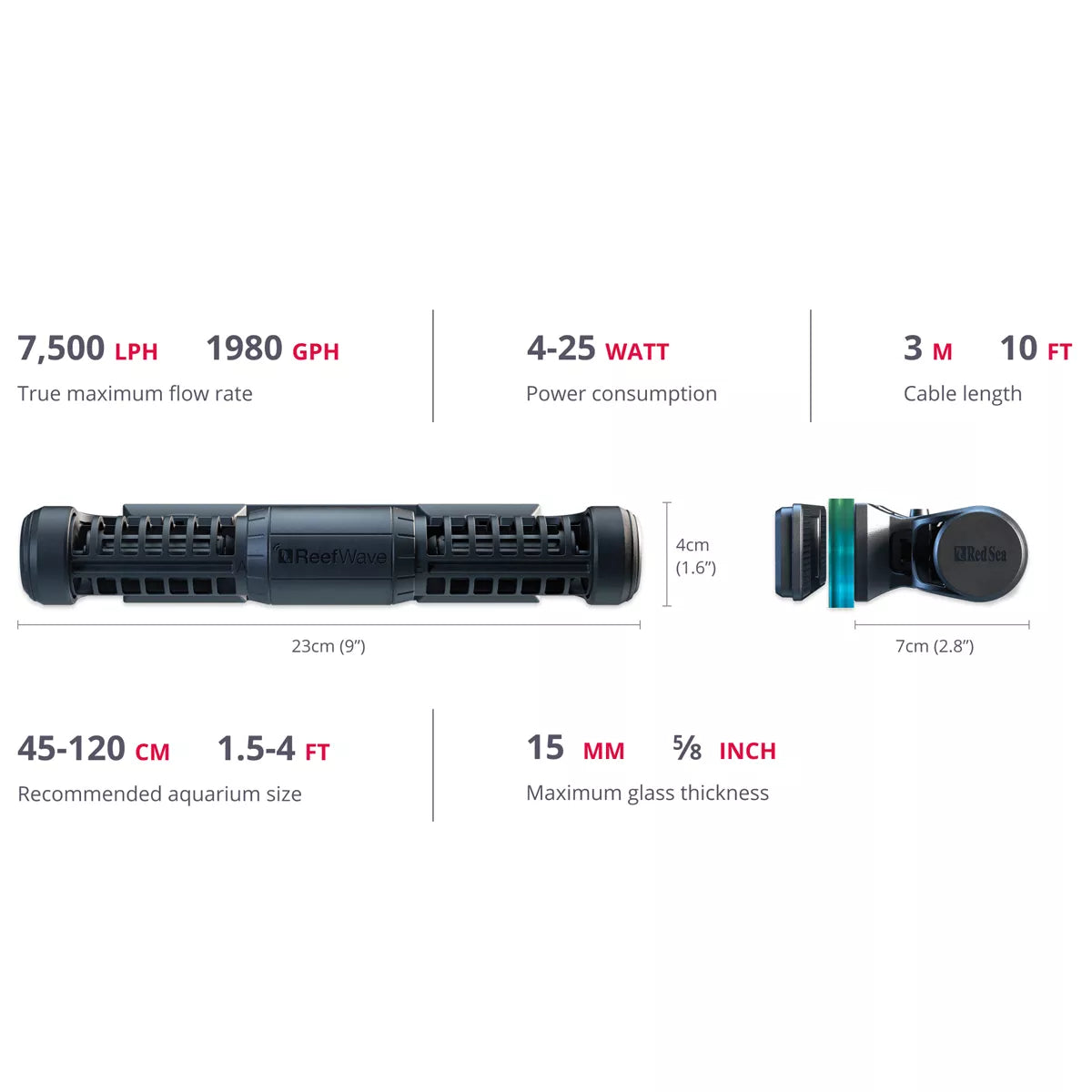 ReefWave 25 Pump with Controller (1980 GPH)