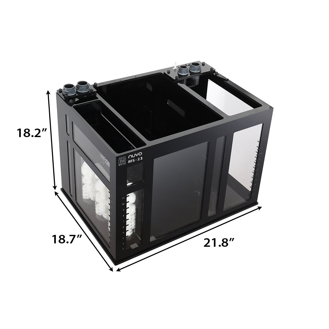 INT 50 Gallon Lagoon Aquarium Complete Reef System – White