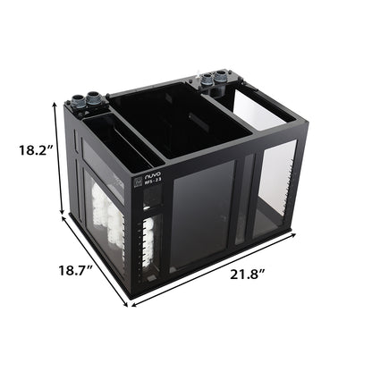 INT 50 Gallon Lagoon Aquarium Complete Reef System – White