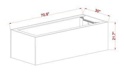 INT 200 Gallon Peninsula Complete Reef System – White (Made to Order)