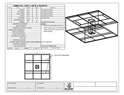 MASSIVE Planet Aquarium Display Tank