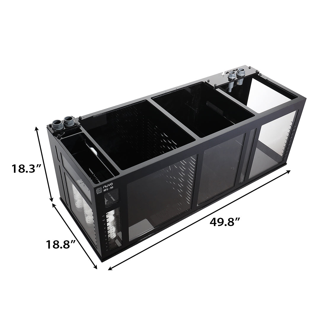 EXT 240 Gallon Complete Reef System – Black (Made to Order)