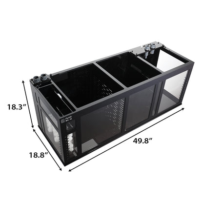EXT 200 Gallon Peninsula Complete Reef System – Black (Made to Order)