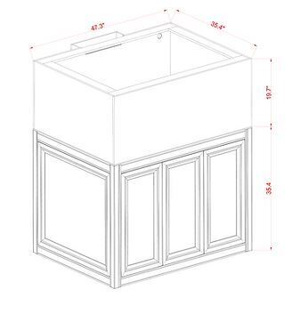 EXT 150 Gallon Lagoon Aquarium Complete Reef System – Black (Made to Order)