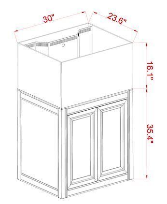 INT 50 Gallon Lagoon Aquarium Complete Reef System – White
