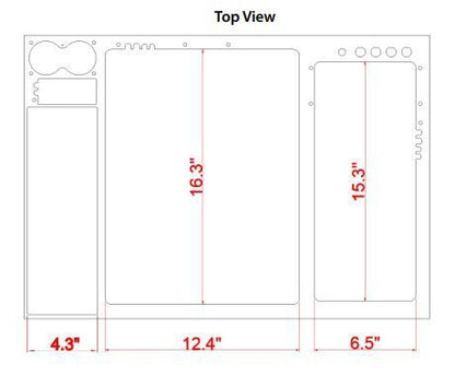 INT 112 Gallon Lagoon Aquarium Complete Reef System – White (Made to Order)