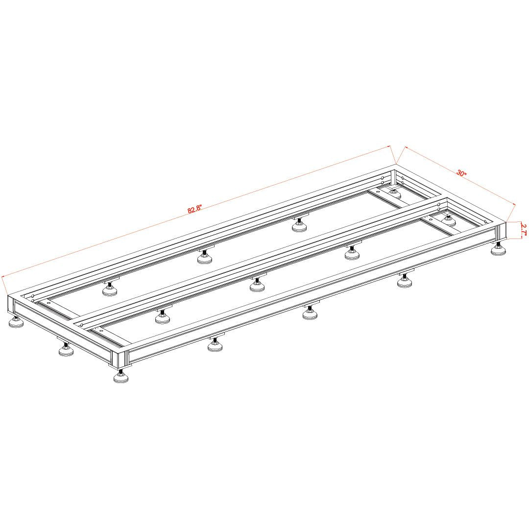 EXT 240 Gallon Complete Reef System – Black (Made to Order)