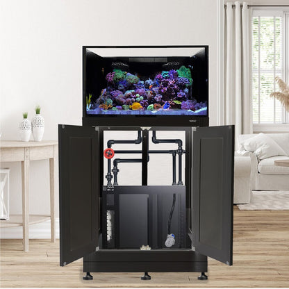 EXT 112 Gallon Lagoon Aquarium Complete Reef System – Black (Made to Order)