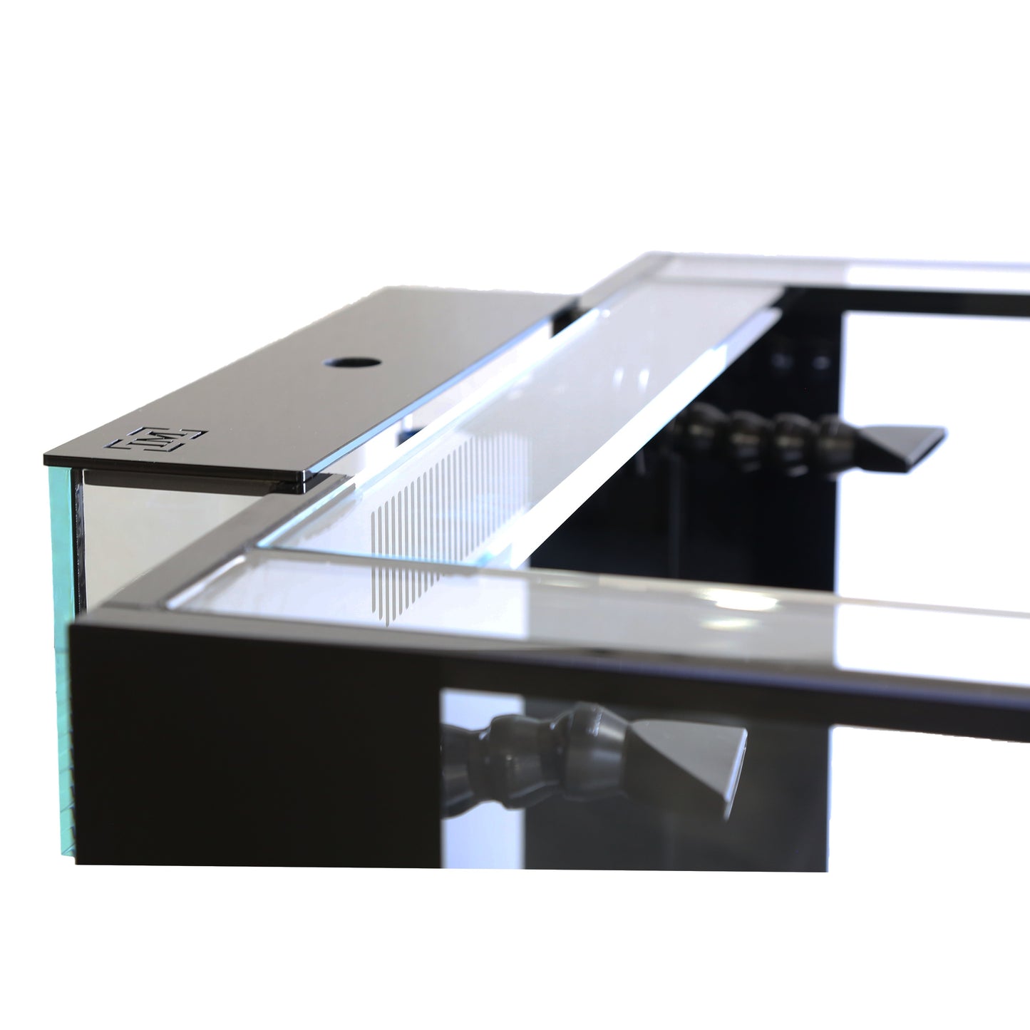 EXT 200 Peninsula Aquarium w APS Stand - Black (Made to Order)