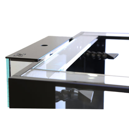 EXT 200 Peninsula Aquarium w APS Stand - Black (Made to Order)