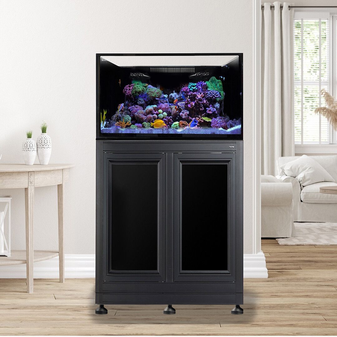 EXT 112 Gallon Lagoon Aquarium Complete Reef System – Black (Made to Order)