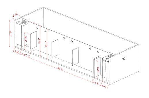 SR Pro 2 | 120 AIO Aquarium w/ APS Stand - Black