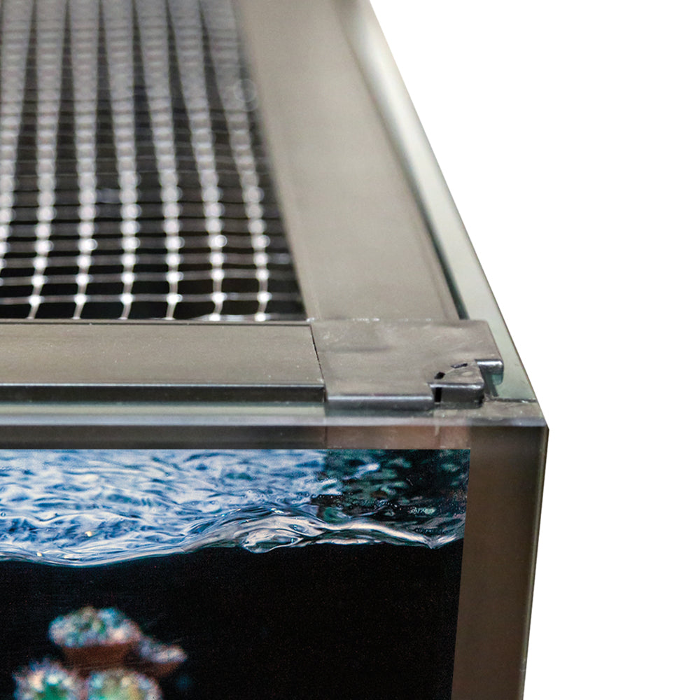 SafeScreen™ Preassembled Aquarium Mesh Screen Lid - For Nuvo Fusion 25 Lagoon