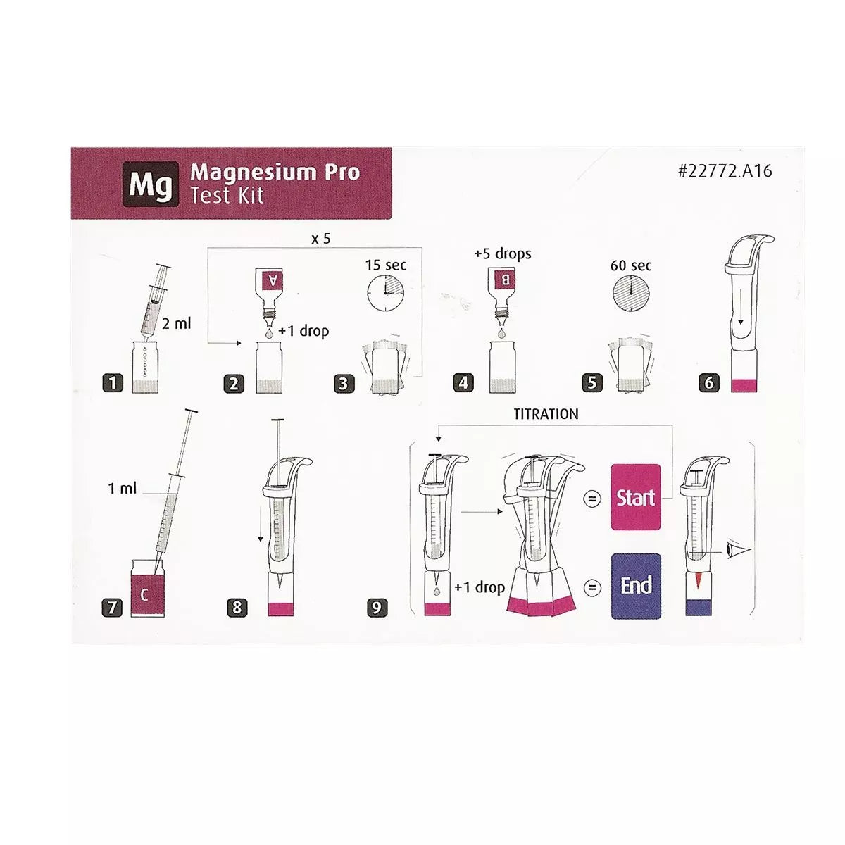 RedSea Magnesium Pro Test Kit