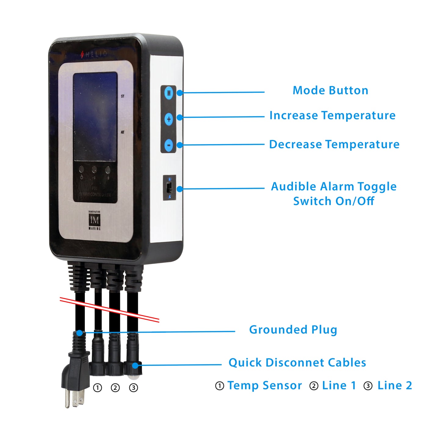 Helio 200 Watt PTC Smart Aquarium Heater [25-50 gallons]