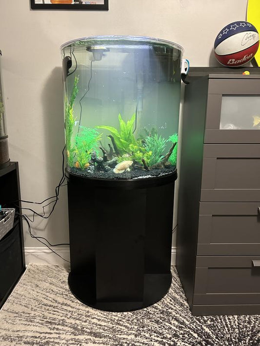 Marineland 26 Gallon Half Moon with Stand