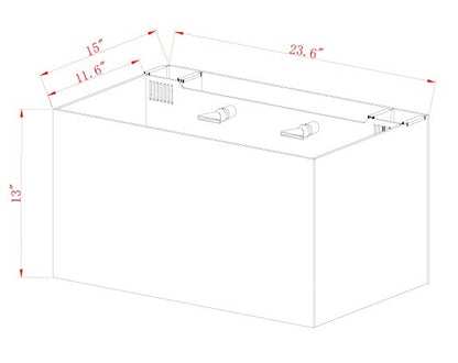 Fusion | 20 AIO Long Aquarium [Desktop Starter Kit]