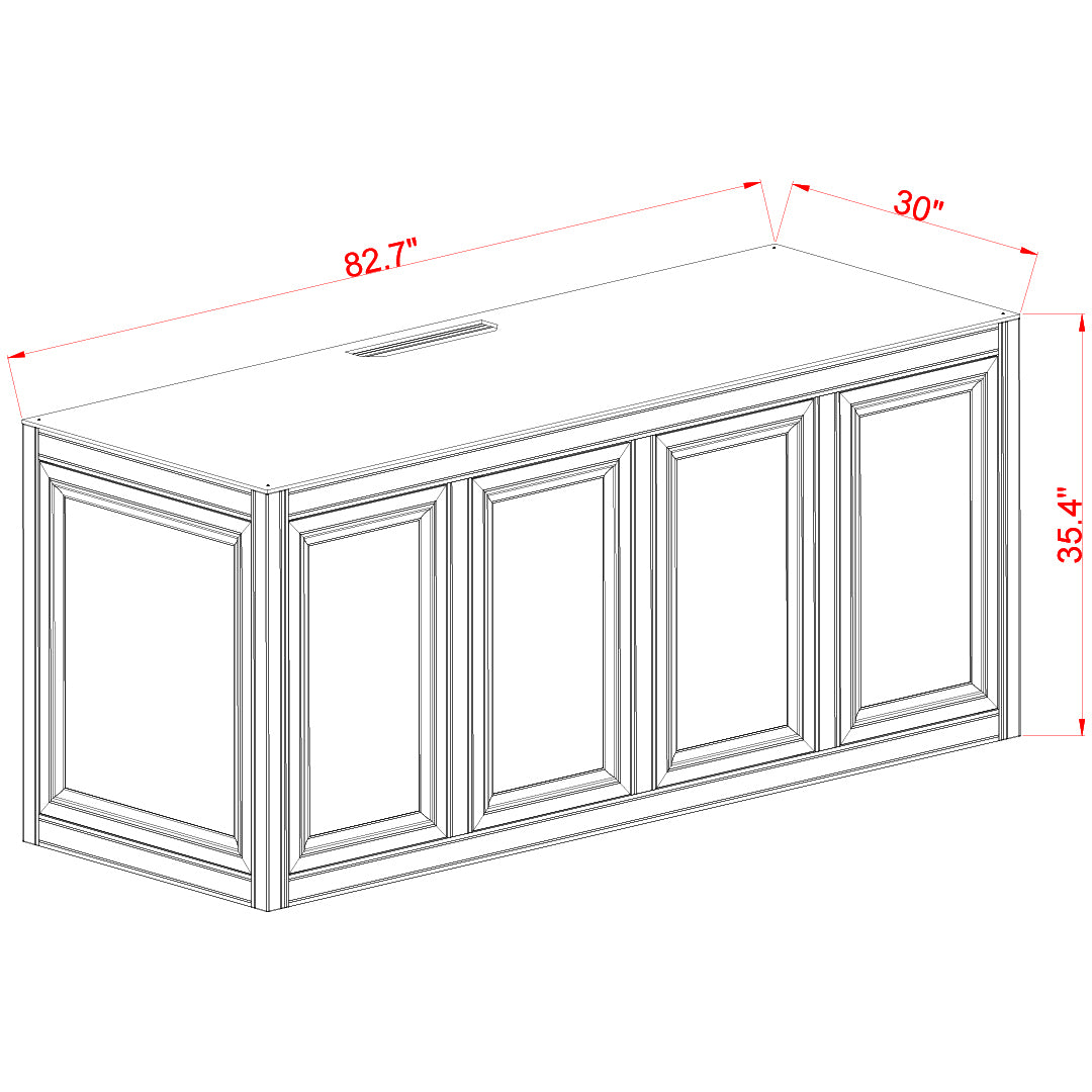 EXT 240 Gallon Aquarium w/ APS Stand - White (Made to Order)