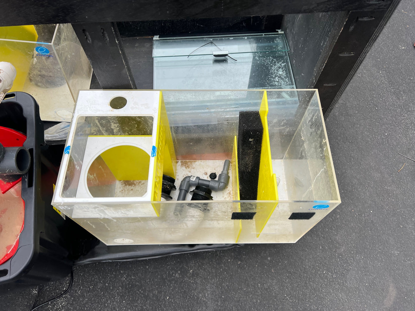 USED 210 Gallon Aqueon Aquarium Complete Saltwater System