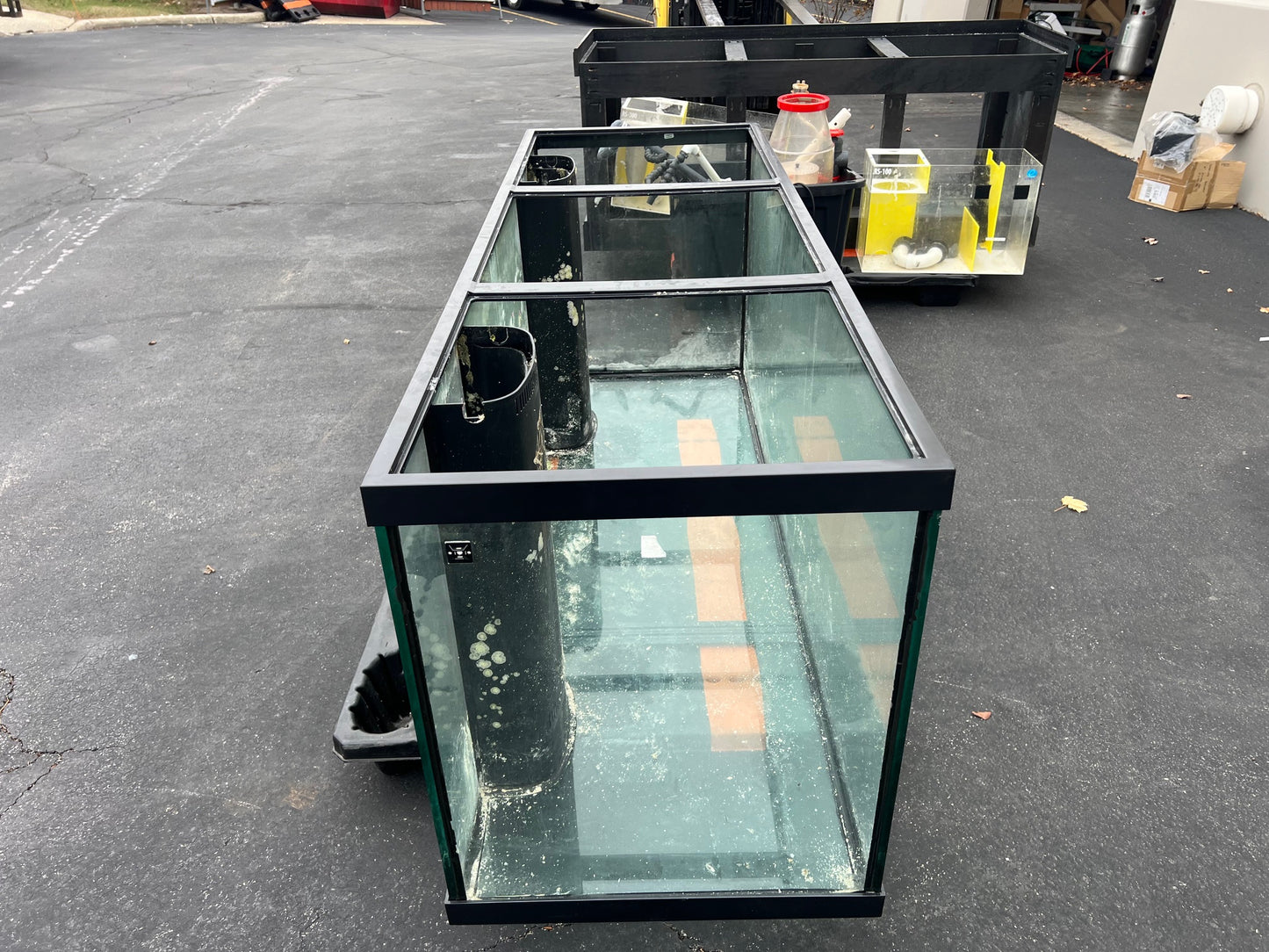 USED 210 Gallon Aqueon Aquarium Complete Saltwater System