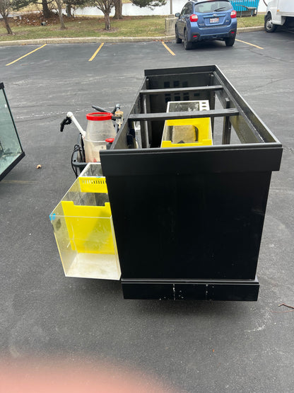 USED 210 Gallon Aqueon Aquarium Complete Saltwater System