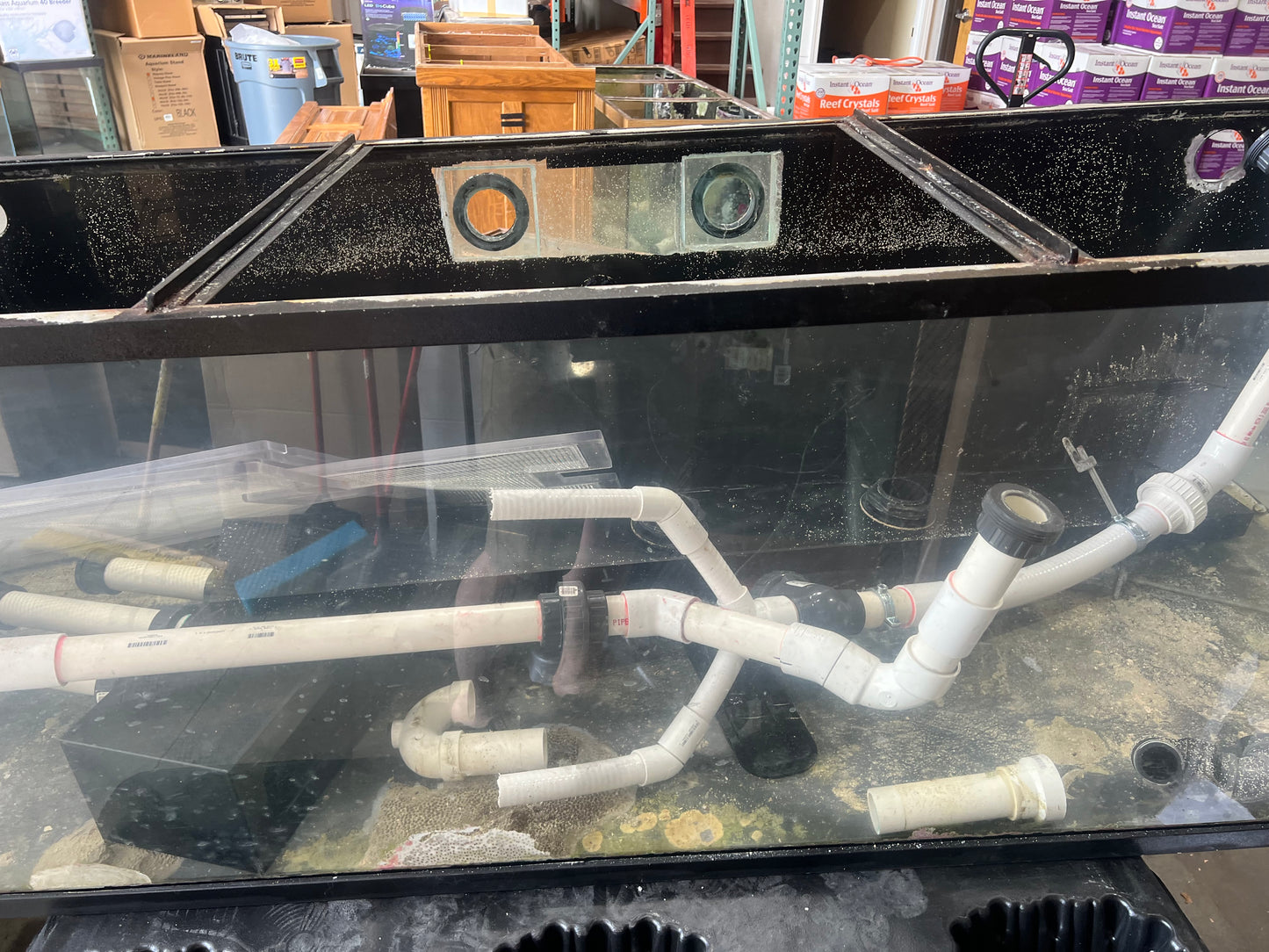 USED 260 Gallon Aquarium with Metal Stand
